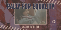 Women's Equality Rally Twitter Post Design