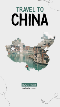 Explore China Facebook Story Design