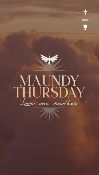 Holy Thursday Message Instagram Story Design