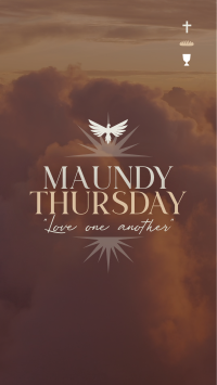 Holy Thursday Message Instagram story Image Preview
