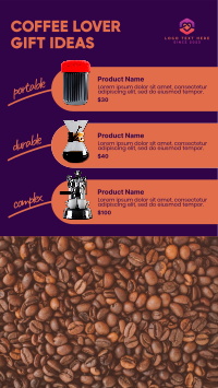 Coffee Gift Guide Facebook story Image Preview