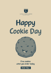 Happy Cookie Poster Design