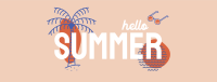Hello Summer Facebook Cover Design