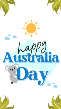 Koala Astralia Celebration TikTok Video Design