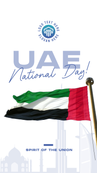 UAE National Flag Instagram reel Image Preview
