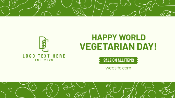 Vegetarian Day Facebook Event Cover Design Image Preview