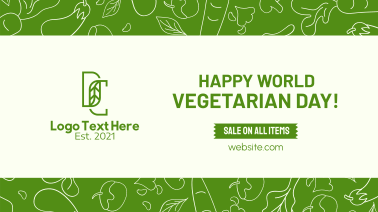 Vegetarian Day Facebook event cover