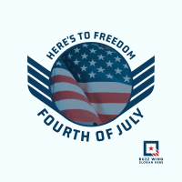 Fourth of July Instagram Post Image Preview