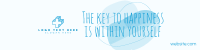 Key to Happiness LinkedIn Banner Image Preview