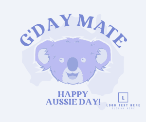 Happy Aussie Koala Facebook post Image Preview