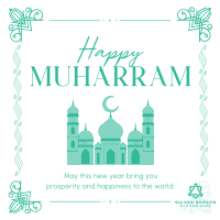 Decorative Islamic New Year Instagram Post Design