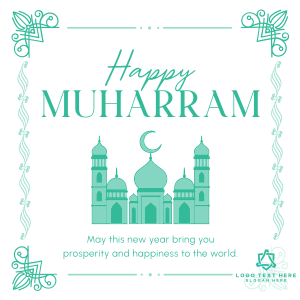 Decorative Islamic New Year Instagram post Image Preview