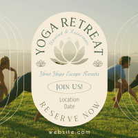 Yoga Retreat Day Instagram post Image Preview