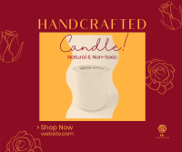 Handcrafted Candle Shop Facebook Post Image Preview