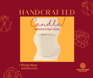 Handcrafted Candle Shop Facebook post Image Preview