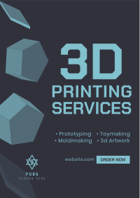 3d Printing Business Flyer Image Preview