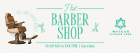 Editorial Barber Shop Facebook Cover Design