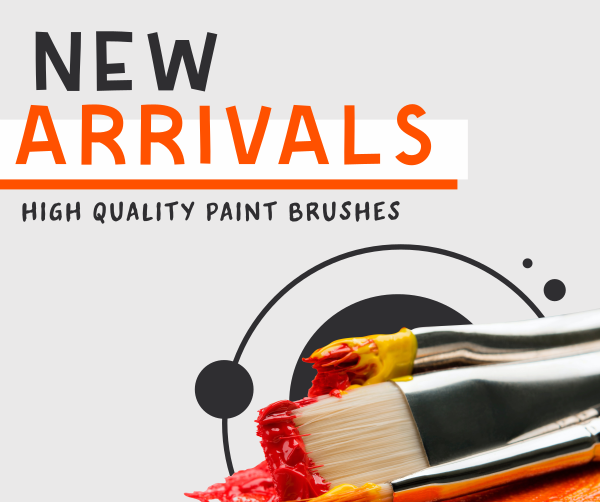 Paint Brush Arrival Facebook Post Design Image Preview