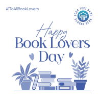 Book Lovers Celebration Instagram Post Design
