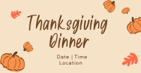 Thanksgiving Dinner Facebook Ad Design