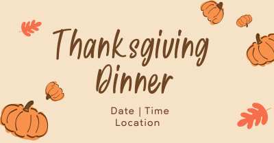 Thanksgiving Dinner Facebook ad Image Preview