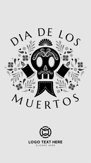 Dia de Muertos Facebook story Image Preview