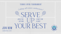 Tennis Athlete Tournament Animation Preview