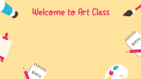 Art Teacher Zoom background Image Preview