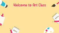 Art Teacher Zoom Background Image Preview