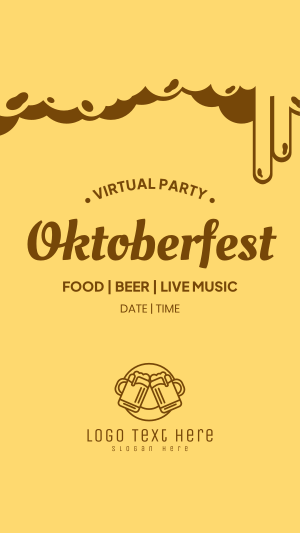 Virtual Oktoberfest Facebook story