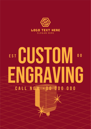 Custom Engraving Flyer Image Preview
