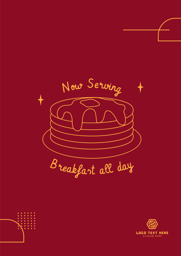 Pancakes Poster Design Image Preview