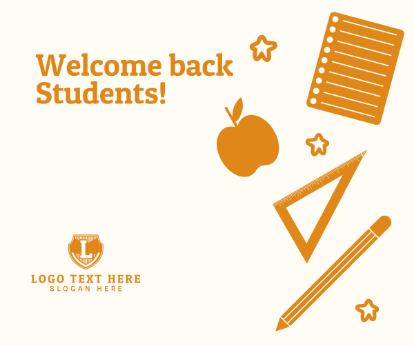 Welcome Back Students Greeting Facebook Post Design Image Preview