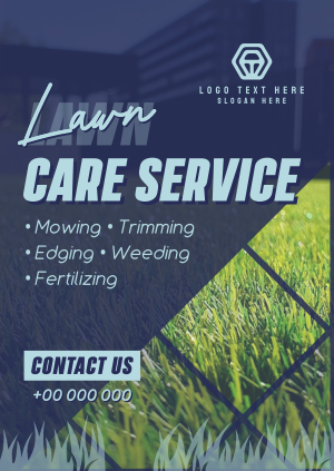 Lawn Care Maintenance Poster Image Preview