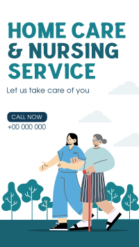 Homecare Service YouTube Short Design
