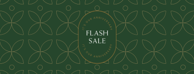 Anniversary Flash Sale Facebook cover Image Preview