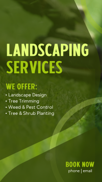 Professional Landscaping TikTok Video Image Preview