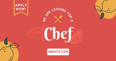 Restaurant Chef Recruitment Facebook ad