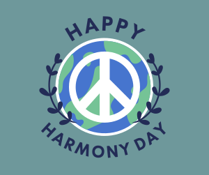 Harmony and Peace Facebook post