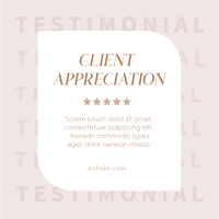 Testimonial  Backround Instagram post Image Preview