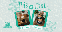 This or That Coffee Facebook ad Image Preview