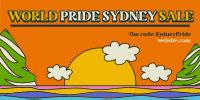 Setting Sun Sydney Twitter Post Design