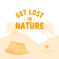 Lost in Nature Linkedin Post Design