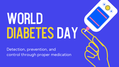 Diabetes Day Facebook event cover Image Preview