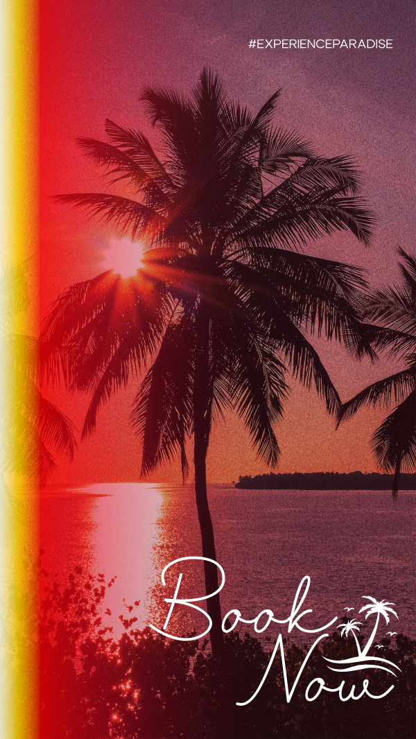 Sunset in Paradise Instagram Story Design Image Preview