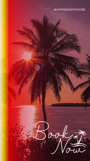 Sunset in Paradise Instagram story Image Preview