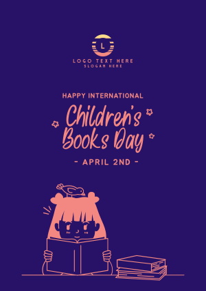 Children's Book Day Poster Image Preview
