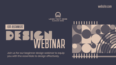 Beginner Design Webinar Facebook event cover Image Preview