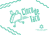 Taco Mayo Postcard Design