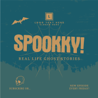 Ghost Stories Instagram Post Design